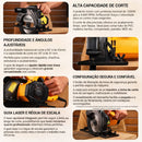 Serra Circular Elétrica 185 mm DEKO – Cortes Precisos em Madeira com Mais Controle