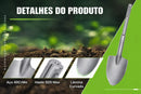 Pá Profissional SDS Max em Aço 40CrMo – Solta Terra Compactada com Facilidade