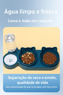 “Comedouro 3 em 1 PetCare™ – Mais Saúde e Praticidade Para Seu Pet e Tranquilidade Para Você