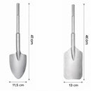 Pá Profissional SDS Max em Aço 40CrMo – Solta Terra Compactada com Facilidade