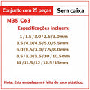 Kit de Brocas M35 com Cobalto para Metal – Mais Precisão e Durabilidade Profissional