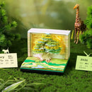 Calendário Decorativo 3D de Mesa com Escultura em Papel – Organização Diária com Design Artístico