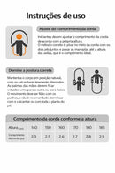 Corda de Pular Inteligente com Contador Digital e Ajuste Sem Corte para Treinos Eficientes