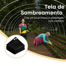 Tela de Sombra Reforçada HDPE – Reduz o Calor e Protege Plantas