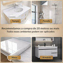 Papel de Parede Adesivo Impermeável para Banheiro e Cozinha – Acabamento Mármore