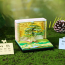 Calendário Decorativo 3D de Mesa com Escultura em Papel – Organização Diária com Design Artístico