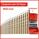 Kit de Brocas M35 com Cobalto para Metal – Mais Precisão e Durabilidade Profissional