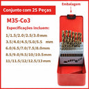Kit de Brocas M35 com Cobalto para Metal – Mais Precisão e Durabilidade Profissional