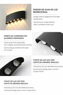 Arandela LED de Parede IP65 para Uso Interno e Externo