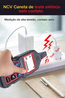 Localizador de Cabos Ocultos Profissional NF-826 – Detecta Fios, Rompimentos e Curto-Circuito sem Quebrar Parede