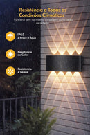 Arandela LED de Parede IP65 para Uso Interno e Externo