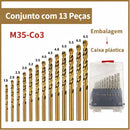 Kit de Brocas M35 com Cobalto para Metal – Mais Precisão e Durabilidade Profissional