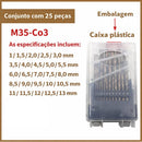 Kit de Brocas M35 com Cobalto para Metal – Mais Precisão e Durabilidade Profissional