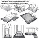 Tapete Geométrico Antiderrapante Premium – Estabilidade, Conforto e Estilo