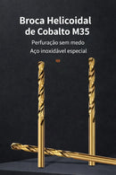 Kit de Brocas M35 com Cobalto para Metal – Mais Precisão e Durabilidade Profissional