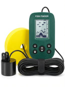 Fish Finder Portátil com Sonar – Encontre Peixes com Precisão em Qualquer Profundidade.