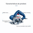 Serra Mármore Profissional Bosch GDC 140 1400W Uso Intenso em Obra