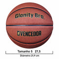 Bola de Basquete GLONITY BRO Profissional – Controle, Aderência e Resistência ao Desgaste