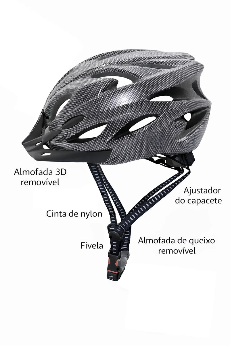 Capacete de Ciclismo com Proteção Reforçada e Ventilação Inteligente – Leve e Confortável