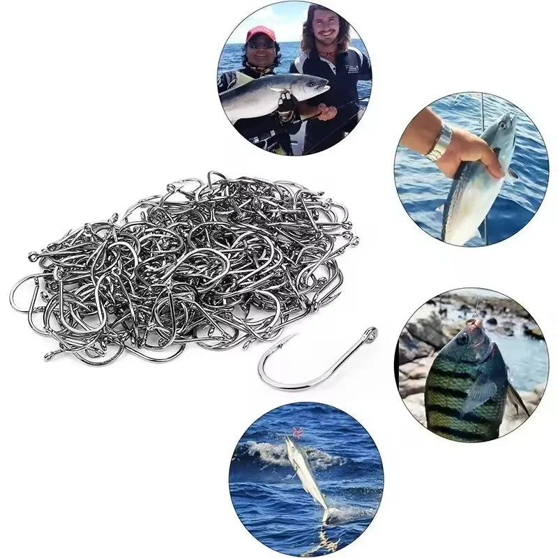 Kit Completo de Anzóis para Pesca com Estojo Organizador – Fisgada Certa em Qualquer Situação