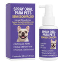 Spray Dental para Cães e Gatos — Limpa e Clareia os Dentes
