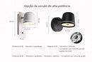 Arandela LED de Parede Touch Orientável com Ajuste de Brilho e Cor