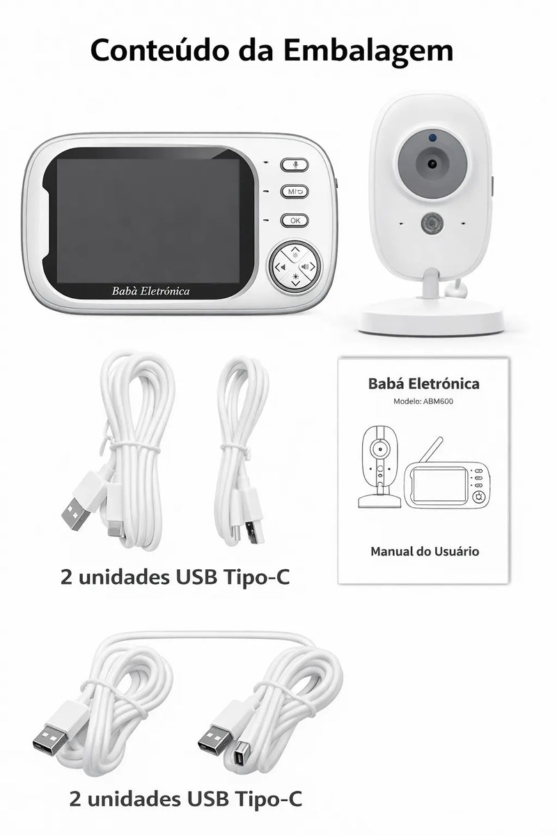 Babá Eletrônica Sem Wi-Fi e Sem App – Monitor de Bebê 100% Privado e Seguro