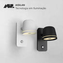 Arandela LED de Parede Touch Orientável com Ajuste de Brilho e Cor