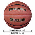 Bola de Basquete GLONITY BRO Profissional – Controle, Aderência e Resistência ao Desgaste