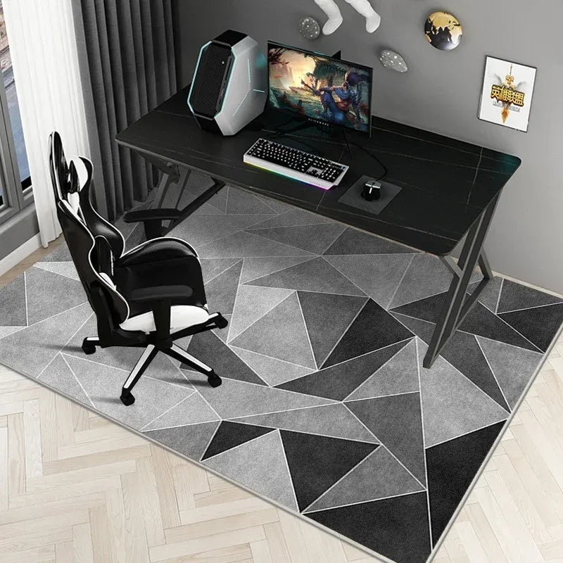 Tapete Geométrico Antiderrapante Premium – Estabilidade, Conforto e Estilo