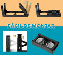Suporte Ajustável com Tigelas Inox para Cães de Todos os Tamanhos – Mais Conforto, Saúde e Bem-Estar nas Refeições do Seu Pet