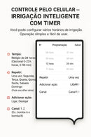 Irrigador Inteligente Wi-Fi para 15 Vasos — Regue de Forma Segura e Programada