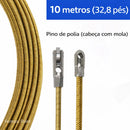 Passa-Fio Profissional de Mola com Roldana em Liga de Aço – Facilita a Passagem de Fios em Curvas de 90°