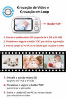 Babá Eletrônica Sem Wi-Fi e Sem App – Monitor de Bebê 100% Privado e Seguro