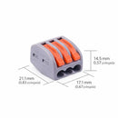 Conector de Emenda Elétrica com Alavanca – Conexão Segura sem Mau Contato (PA66)