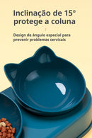 “Comedouro 3 em 1 PetCare™ – Mais Saúde e Praticidade Para Seu Pet e Tranquilidade Para Você
