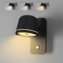 Arandela LED de Parede Touch Orientável com Ajuste de Brilho e Cor.