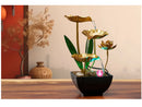 Fonte Zen Decorativa de Mesa com Cascata de Água e LED Relaxante
