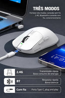 Mouse Gamer Sem Fio com Sensor PAW3311 – Precisão Extrema e Uso Contínuo
