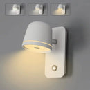 Arandela LED de Parede Touch Orientável com Ajuste de Brilho e Cor
