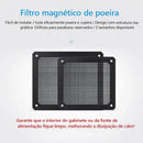 Filtro Magnético de Poeira para Ventoinhas de PC – Proteção Térmica e Maior Vida Útil