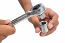 Jogo de Soquetes com Catraca Reversível Profissional 40 Peças – Encaixe 1/4” e 3/8”