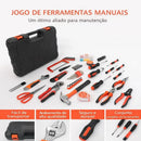 Kit de Ferramentas Completo 102 Peças para Uso Doméstico e Manutenção Geral