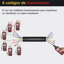 Localizador de Cabos Ocultos Profissional NF-826 – Detecta Fios, Rompimentos e Curto-Circuito sem Quebrar Parede