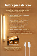 Barra de Luz LED com Sensor de Movimento Recarregável – Iluminação Automática sem Fios.