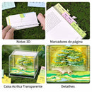 Calendário Decorativo 3D de Mesa com Escultura em Papel – Organização Diária com Design Artístico