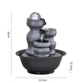 Fonte de Água Decorativa Zen com LED Relaxante – Ambiente Calmo e Sofisticado