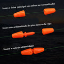 Conector de Linha Sem Nó para Pesca – Fixação Segura Sem Danificar a Linha