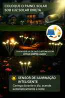 Luminária Solar LED Cogumelo para Jardim – IP65 Impermeável • Decoração Charmosa e Iluminação Automática