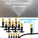 BreezeMist Pro – Nebulizador para Jardim com Climatização Natural